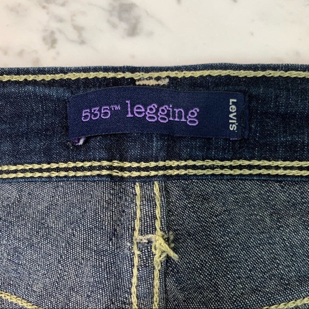 Levi’s Sz 3M Jeans 535 Crop Ankle Zip Legging - Picture 4 of 10